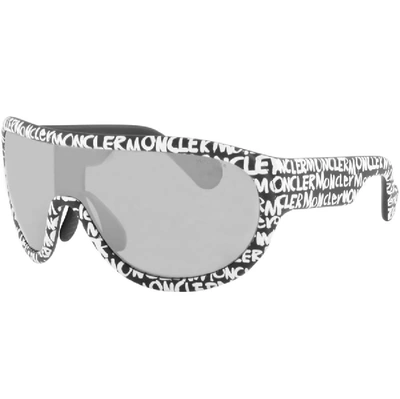 Shop Moncler Ml0106 Sunglasses Black