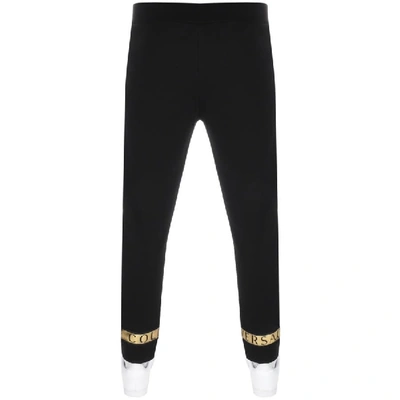 Shop Versace Jogging Bottoms Black