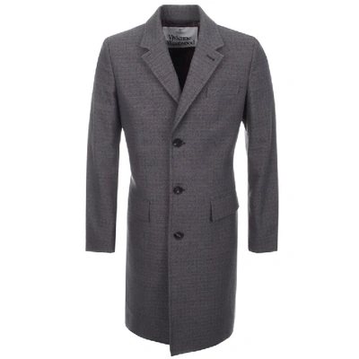 Shop Vivienne Westwood City Coat Grey