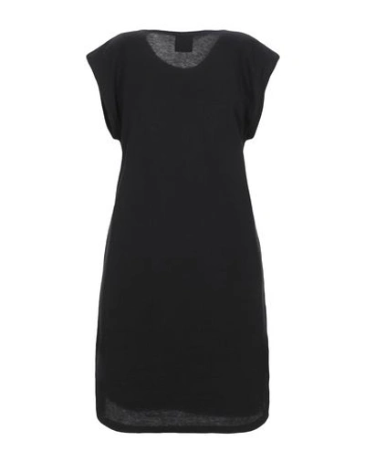 Shop Rrd Woman Short Dress Black Size 4 Cotton