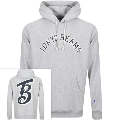 Champion X Beams Hoodie Grey | ModeSens