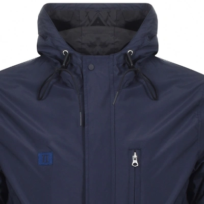 Shop Les Deux Eliott Technical Jacket Navy