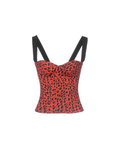 Shop Fausto Puglisi Top In Red