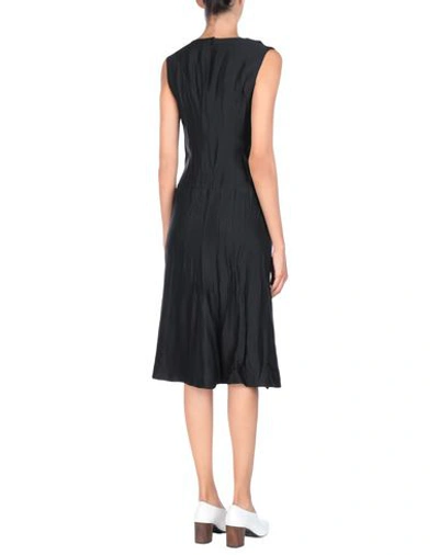 Shop Marni Knee-length Dress In Black