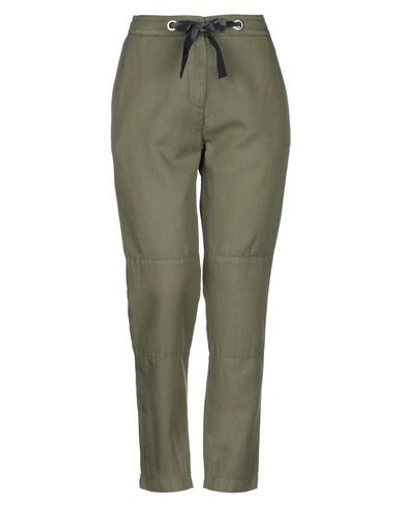 Shop Eleventy Pants In Military Green