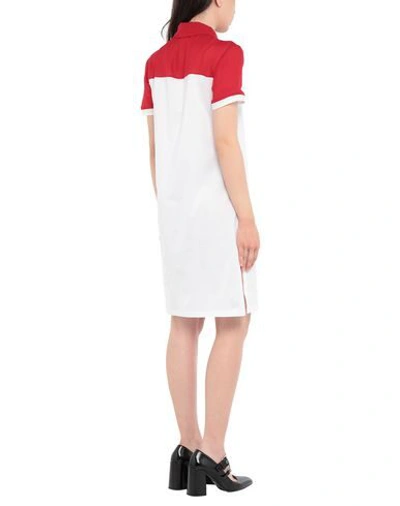 Shop Prada Short Dresses In Red