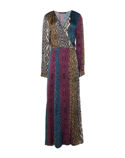 Shop Andamane Long Dresses In Fuchsia
