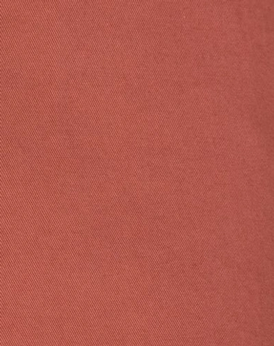 Shop Manuel Ritz Woman Pants Rust Size 2 Cotton, Elastane In Red