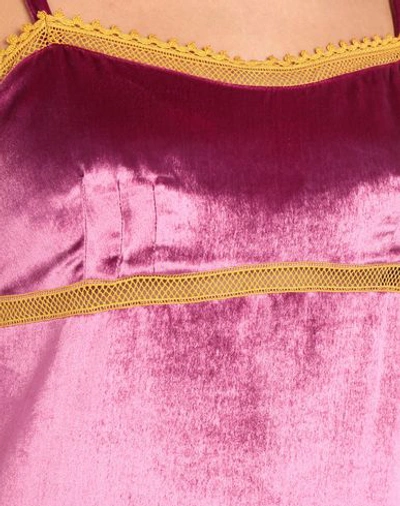 Shop Alberta Ferretti Woman Maxi Dress Mauve Size 6 Viscose, Silk In Purple