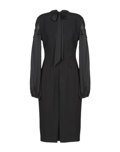 Shop Nissa Knee-length Dresses In Black