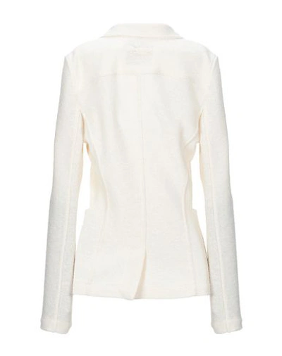 Shop T-jacket By Tonello Suit Jackets In Ivory