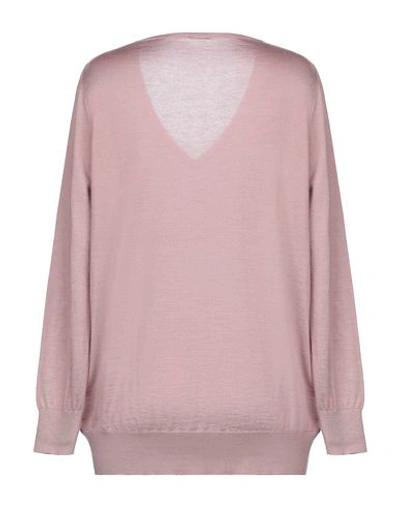 Shop Malo Cashmere Blend In Pale Pink