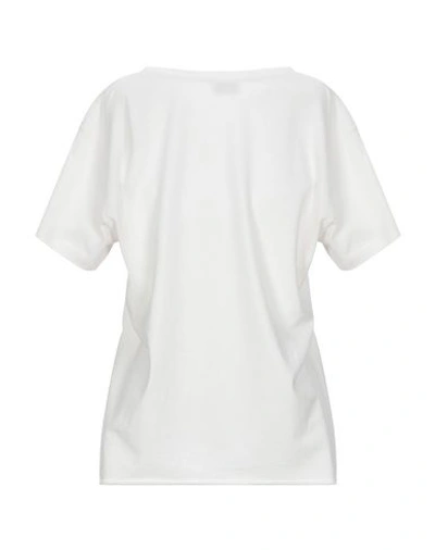 Shop Saint Laurent T-shirts In White