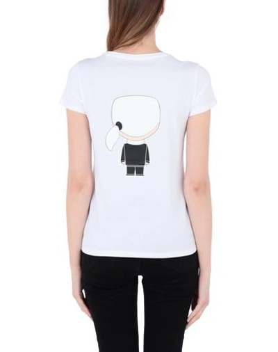 Shop Karl Lagerfeld Woman T-shirt White Size Xl Cotton