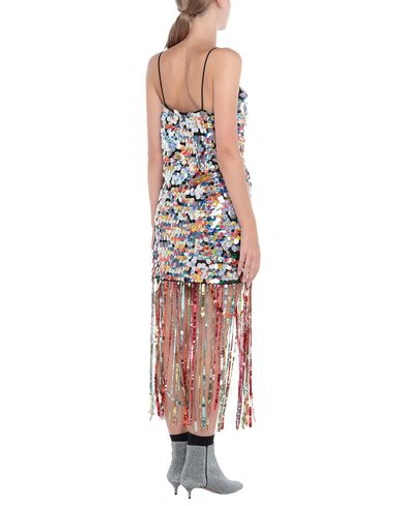 Marco De Vincenzo Dress With Multicolored Sequins In Red