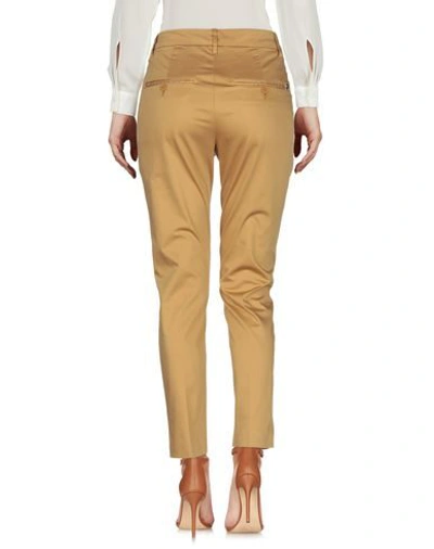 Shop Dondup Woman Pants Ocher Size 26 Cotton, Elastane In Yellow