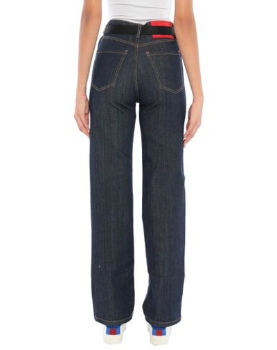 Shop Frankie Morello Woman Jeans Blue Size 28 Cotton, Elastane