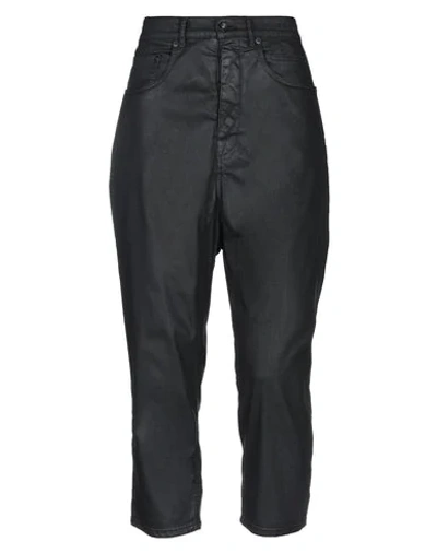 Shop Rick Owens Drkshdw Denim Pants In Black