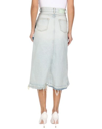 Shop Off-white &trade; Denim Skirts In Blue