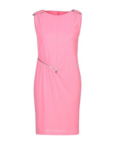 Shop Moschino Short Dresses In Pink