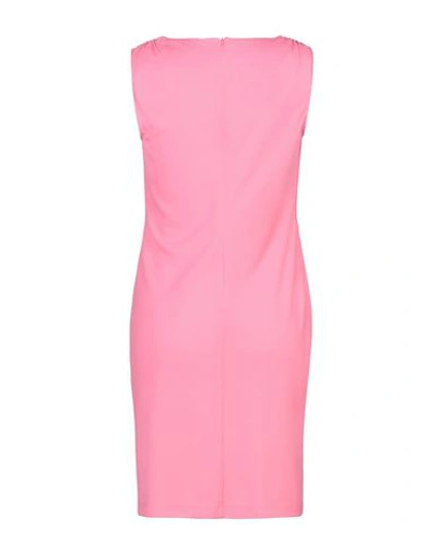 Shop Moschino Short Dresses In Pink