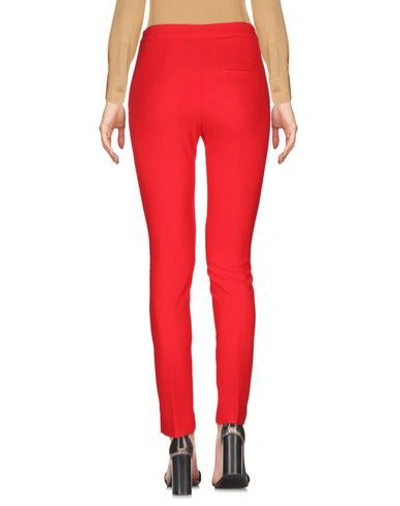 Shop Kaos Woman Pants Red Size 12 Polyester, Elastane