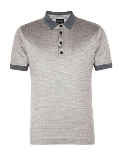 Shop Giorgio Armani Polo Shirt In Beige