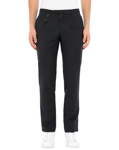 Shop Incotex Pants In Dark Blue