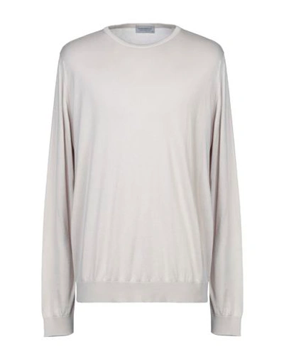 Shop John Smedley Sweaters In Light Grey
