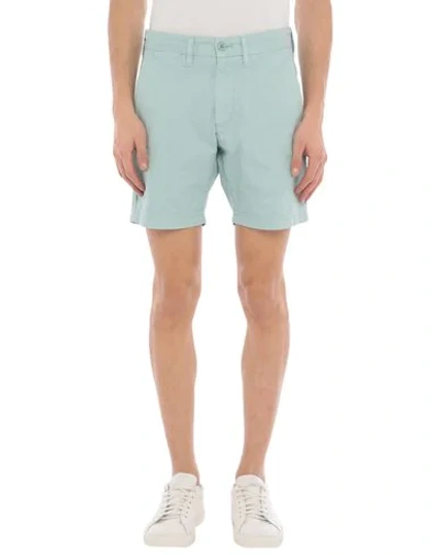 Shop Carhartt Man Shorts & Bermuda Shorts Light Green Size 29 Cotton