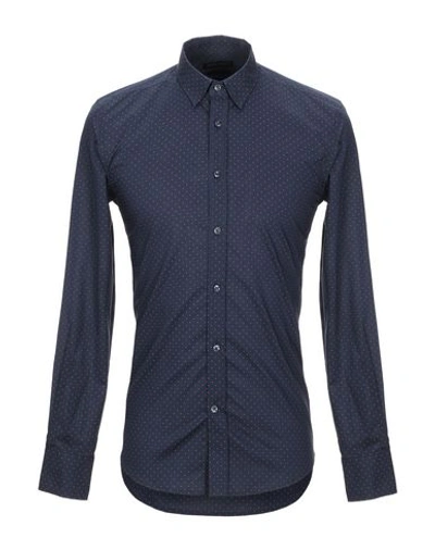 Shop Antony Morato Shirts In Dark Blue