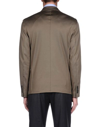 Shop Lanvin Suit Jackets In Khaki