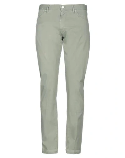 Shop Pt05 Pt Torino Man Pants Military Green Size 40 Cotton, Elastane