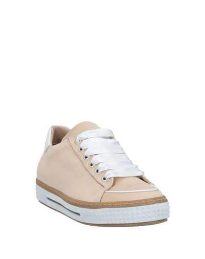 Shop Eleventy Sneakers In Camel