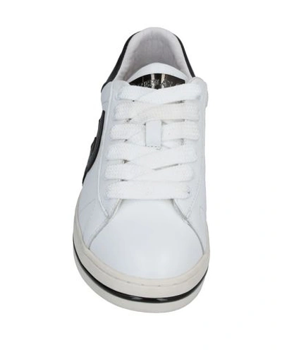 Shop Replay Woman Sneakers White Size 8 Soft Leather