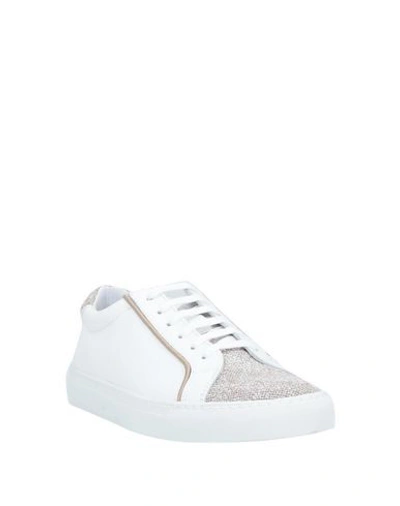 Shop Eleventy Sneakers In White