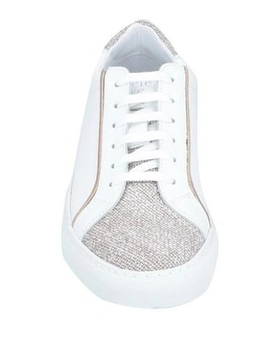 Shop Eleventy Sneakers In White