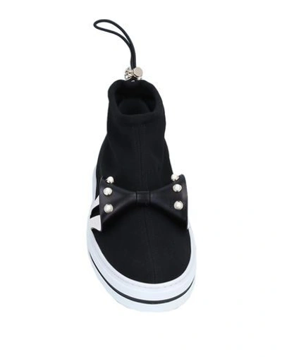 Shop Roger Vivier Woman Sneakers Black Size 5 Soft Leather, Textile Fibers