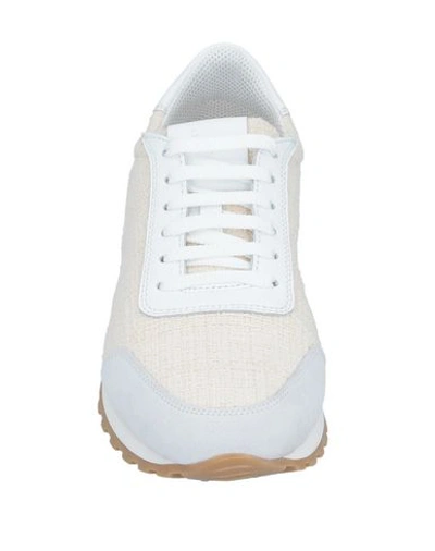 Shop Eleventy Sneakers In Beige