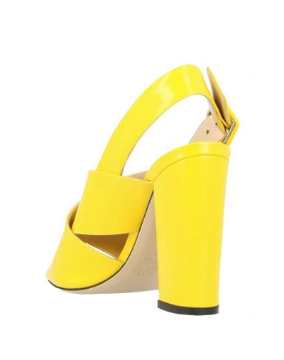 Shop Essentiel Antwerp Sandals In Yellow