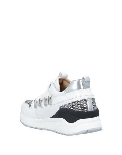 Shop Cesare Paciotti 4us Woman Sneakers White Size 10 Soft Leather, Textile Fibers