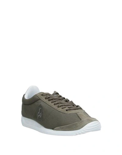 Shop Le Coq Sportif Sneakers In Military Green