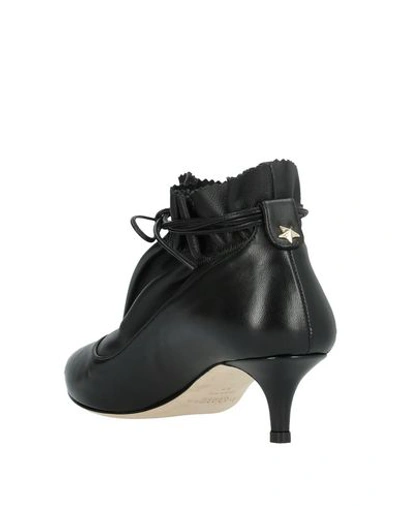 Shop Alexander White Ankle Boots In Black