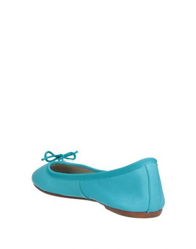 Shop Anna Baiguera Ballet Flats In Blue