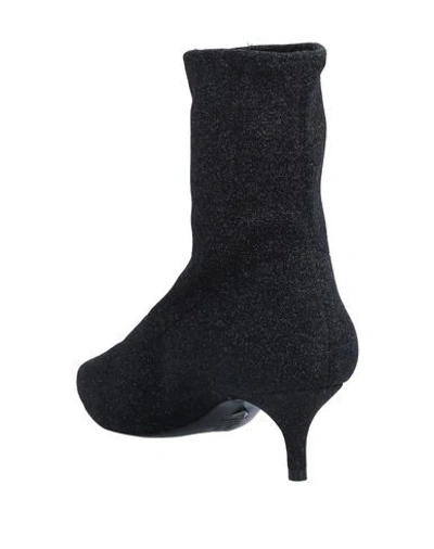 Shop Schutz Woman Ankle Boots Black Size 7 Textile Fibers