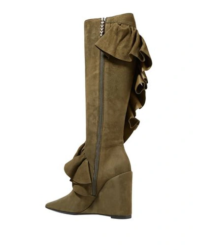 Shop Jw Anderson Boots In Military Green