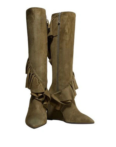 Shop Jw Anderson Boots In Military Green