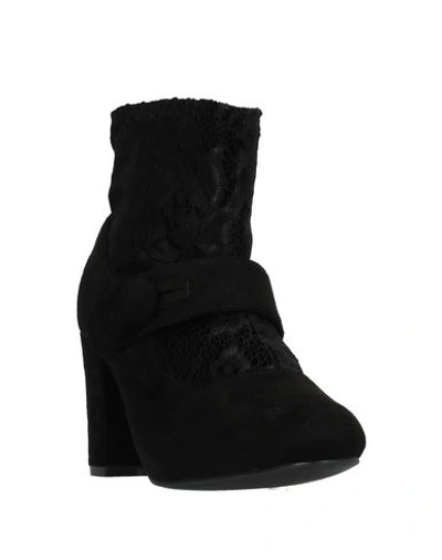 Shop Romeo Gigli Ankle Boots In Black