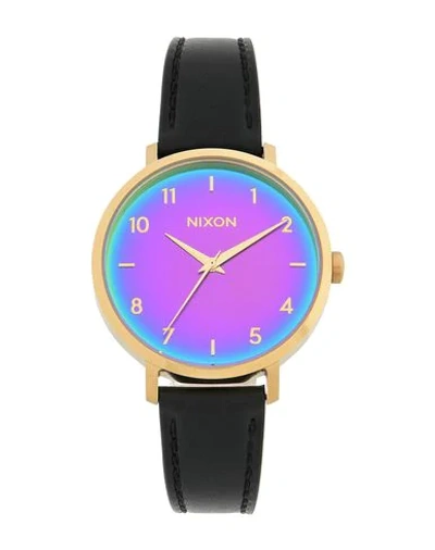 Shop Nixon Wrist Watch In Black
