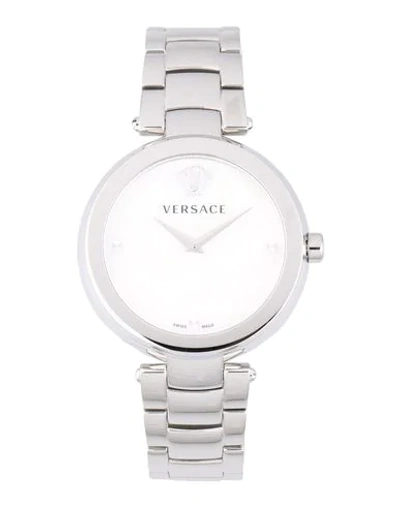 Shop Versace Wrist Watch In White